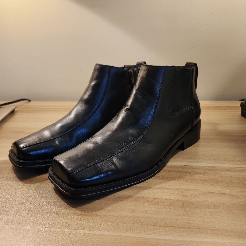 Men's Hunter Bay leather ankle boots size 10.5, like never used